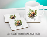 Personalised Red Panda Gift Cushion Printed Name Design - Cushion Throw Pillow for Him Her - Panda Bear Lover Gift Idea Animal Lover GMC001