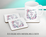 18th Birthday Gift for Women - Personalised 2007 Birthday Cushion Age 18 Gift for Her Ladies Floral Design Daughter Sister Eighteen BNR18C
