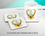 21st Birthday Gift for Women Personalised 2004 Birthday Cushion Age 21 Gift for Her Floral Daffodil Design Daughter Sister Twenty One BNS21C