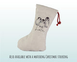 Personalised Large Christmas Penguin Sack Name Xmas Stocking Gift Stocking Sack Red Drawstring Special Delivery Christmas Decoration SK014