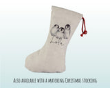 Personalised Large Christmas Penguin Sack Name Xmas Stocking Gift Stocking Sack Red Drawstring Special Delivery Christmas Decoration SK014