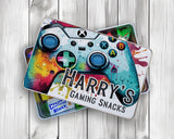 Gaming Snack Treat Tin - Personalised Gift for Gamers TIN003