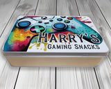 Gaming Snack Treat Tin - Personalised Gift for Gamers TIN003