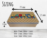 Gaming Snack Treat Tin - Personalised Gift for Gamers Retro Gaming Design TIN005