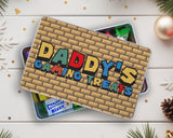 Gaming Snack Treat Tin - Personalised Gift for Gamers Retro Gaming Design TIN005