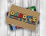 Gaming Snack Treat Tin - Personalised Gift for Gamers Retro Gaming Design TIN005