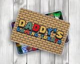 Gaming Snack Treat Tin - Personalised Gift for Gamers Retro Gaming Design TIN005