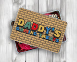 Gaming Snack Treat Tin - Personalised Gift for Gamers Retro Gaming Design TIN005