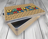 Gaming Snack Treat Tin - Personalised Gift for Gamers Retro Gaming Design TIN005