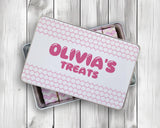 Personalised Snack Treat Tin - Perfect Stocking Filler Gift for Girls TIN006
