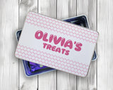 Personalised Snack Treat Tin - Perfect Stocking Filler Gift for Girls TIN006