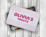 Personalised Snack Treat Tin - Perfect Stocking Filler Gift for Girls TIN006