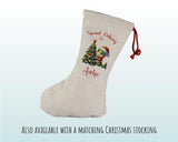 Personalised Christmas Sack - Santa Sack for Kids Presents Xmas Dinosaur Tree Design Stocking Christmas Eve Bag Box for Girls & Boys XS021