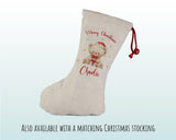 Personalised Christmas Sack - Santa Sack for Kids Presents Xmas Cute Polar Bear Design Stocking Christmas Eve Bag Box for Girls & Boys XS035