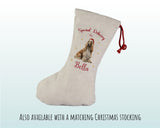 Personalised Afghan Hound Large Christmas Sack - Red Drawstring Bag for Xmas Presents - Christmas Eve Bag Box Decoration for Dogs XS065