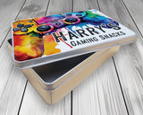 Gaming Snack Treat Tin - Personalised Gift for Gamers TIN002
