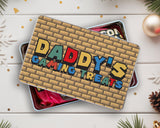 Gaming Snack Treat Tin - Personalised Gift for Gamers Retro Gaming Design TIN005