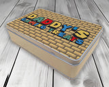 Gaming Snack Treat Tin - Personalised Gift for Gamers Retro Gaming Design TIN005