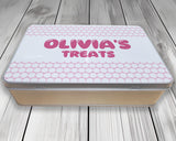 Personalised Snack Treat Tin - Perfect Stocking Filler Gift for Girls TIN006