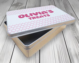 Personalised Snack Treat Tin - Perfect Stocking Filler Gift for Girls TIN006