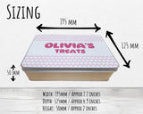 Personalised Snack Treat Tin - Perfect Stocking Filler Gift for Girls TIN006