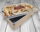 Golden Retriever Snack Treat Tin - Personalised Gift for Dog Lovers TIN010