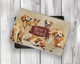 Golden Retriever Snack Treat Tin - Personalised Gift for Dog Lovers TIN010