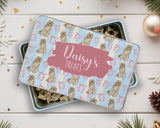 Golden Retriever Snack Treat Tin - Personalised Gift for Dog Lovers TIN012