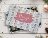 Golden Retriever Snack Treat Tin - Personalised Gift for Dog Lovers TIN012