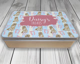 Golden Retriever Snack Treat Tin - Personalised Gift for Dog Lovers TIN012