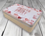 Valentines Day Snack Treat Tin - Personalised Gift for Husband Wife TIN017