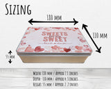 Valentines Day Snack Treat Tin - Personalised Gift for Husband Wife TIN017