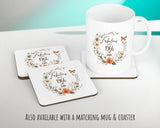 60th Birthday Gift for Women - Personalised 1965 Birthday Cushion Age 60 Gift for Her - Ladies Floral Age Design Mum Nan Gran Sixty BNL60C