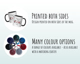 70th Birthday Gift for Women - Fabulous Since 1955 Personalised Coffee Mug Coaster Age 70 Gift for Her - Ladies Floral Design Mum Nan BNC70M