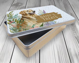 Golden Retriever Snack Treat Tin - Personalised Gift for Dog Lovers TIN011