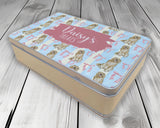 Golden Retriever Snack Treat Tin - Personalised Gift for Dog Lovers TIN012