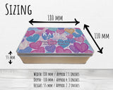 Valentines Day Snack Treat Tin - Personalised Gift for Girlfriend Wife TIN016