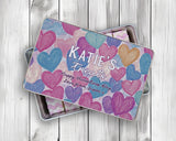 Valentines Day Snack Treat Tin - Personalised Gift for Girlfriend Wife TIN016