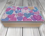 Valentines Day Snack Treat Tin - Personalised Gift for Girlfriend Wife TIN016