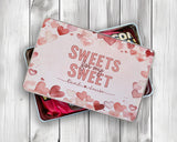 Valentines Day Snack Treat Tin - Personalised Gift for Husband Wife TIN017