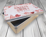 Valentines Day Snack Treat Tin - Personalised Gift for Husband Wife TIN017