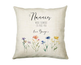 Mothers Day Nanny Gift Bundle - Cushion Mug Coaster Vase Gift Set for Nan ND001