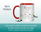 Mothers Day Nanny Gift - If Nannies Were Flowers Mug Design & Coaster ND001
