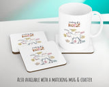 Anatomy of a Horse Cushion - Funny Gift For Him Or Her Pony Equestrian Design CD456D