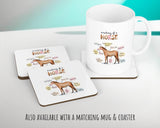 Anatomy of a Horse Cushion - Funny Gift For Him Or Her Pony Equestrian Design CD456A
