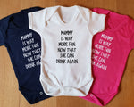 New Baby Gift - Mummy Is More Fun Now - Boy Girl Christening Naming Ceremony Newborn Babies Grow New Mum Gifts Son Daughter Mummy BB0004
