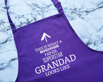 This Is What A Badass Grandad Looks Like Apron Kitchen Chefs Baking BBQ For Grandpa Grandfather Grandparents Great Granddad Gift AP0720