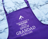 This Is What A Badass Grandad Looks Like Apron Kitchen Chefs Baking BBQ For Grandpa Grandfather Grandparents Great Granddad Gift AP0720