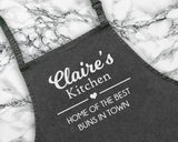 Personalised Kitchen Apron Custom Cooking Baking Apron Gifts For Him For Her For Husband For Wife Mens Womens Apron Mum Gifts Idea AP0003