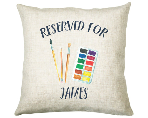 Personalised Painting Reserved For Cushion Gift Printed Name Design Cushion Throw Pillow Gift For Him Her Christmas Gift CS348